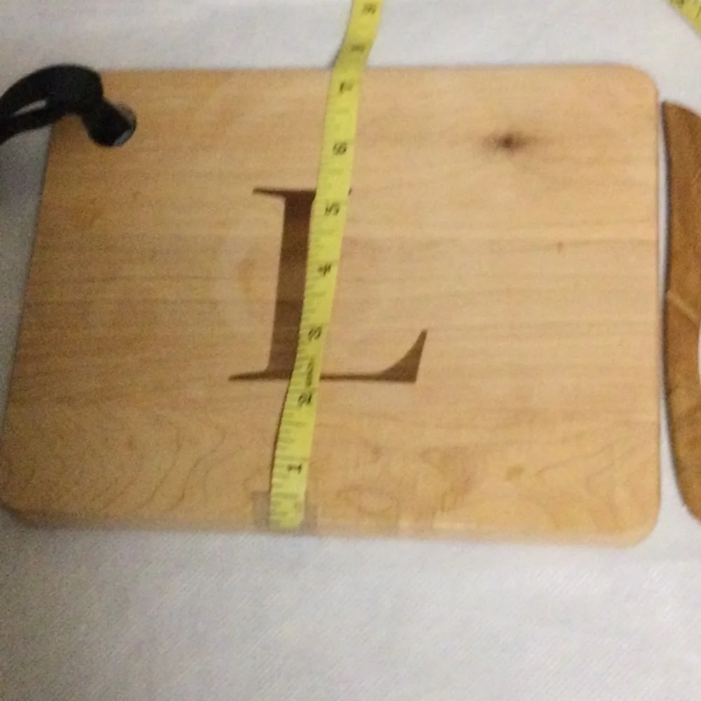 Monogram Cheese Board by William Sonoma NWOT
